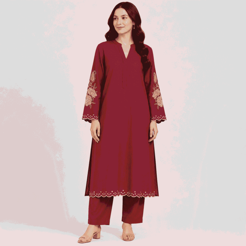 Khaadi Embroidered 2-Piece with Detailed Sleeves