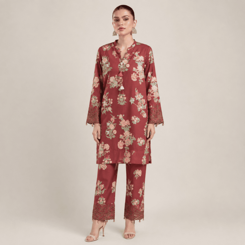 Khaadi Elegant Embroidered 2-Piece